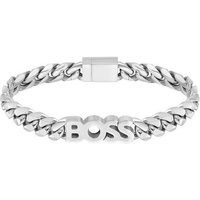 BOSS Armband Schmuck Edelstahl Armschmuck Panzerkette KASSY silberfarben