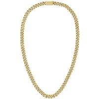 BOSS Kette ohne Anhänger Schmuck Edelstahl Halsschmuck Panzerkette CHAIN FOR HIM gelb|goldfarben