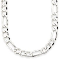 Bruno Banani Kette ohne Anhänger Schmuck Geschenk Silber 925 Halsschmuck Halskette Figarokette silberfarben
