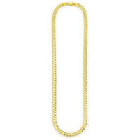 Bruno Banani Kette ohne Anhänger Schmuck Geschenk Silber 925 Halsschmuck Halskette Panzerkette Gold gelb|goldfarben