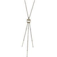 Emporio Armani Collier EG1326040, Filigrane Kette mit Edelstahlstiften separat hängend silberfarben