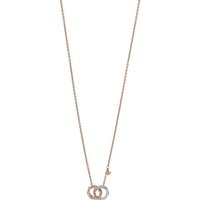 Emporio Armani Collier Emporio Armani Damen-Kette Edelstahl Glasstein goldfarben