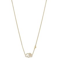 Emporio Armani Kette mit Anhänger LOGO, WOLKE, EGS3060710, mit Zirkonia (synth) - mit Perlmutt gelb|goldfarben|weiß