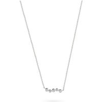 Esprit Silberkette ESPRIT Damen-Kette 925er Silber 5 Zirkonia silberfarben