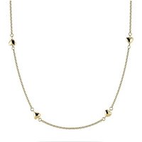 Esprit Silberkette ESPRIT Damen-Kette 925er Silber goldfarben
