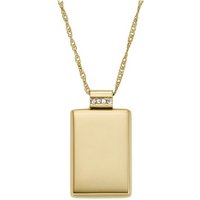 Fossil Kette mit Anhänger DREW JF04688710 gelb|goldfarben