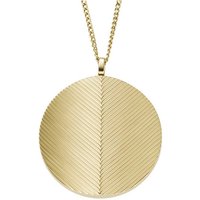 Fossil Kette mit Anhänger HARLOW JF04738710 gelb|goldfarben
