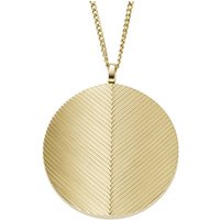 Fossil Kette mit Anhänger JF04738710 Kette mit Anhänger Dame Harlow Locket Edelstahl Gold