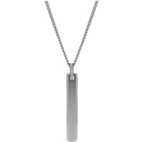 Fossil Kette mit Anhänger VINTAGE CASUAL, JF03988040 silberfarben