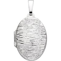 JOBO Medallionanhänger Anhänger Medaillon oval, 925 Silber silberfarben
