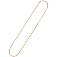 JOBO Kette ohne Anhänger, Schlangenkette 585 Gold 45 cm 2,4 mm gelb|goldfarben