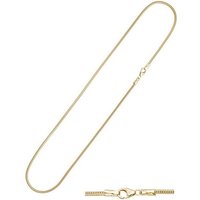 JOBO Goldkette, Schlangenkette 333 Gold 50 cm 2,4 mm gelb|goldfarben