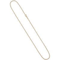 JOBO Kette ohne Anhänger Kugelkette, 585 Roségold 45 cm goldfarben