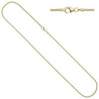 JOBO Goldkette, Schlangenkette 333 Gold 60 cm 1,6 mm gelb|goldfarben