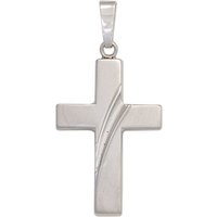 JOBO Kreuzanhänger Anhänger Kreuz, 925 Silber silberfarben