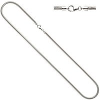 JOBO Silberkette, Schlangenkette 925 Silber 45 cm silberfarben