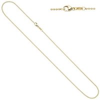 JOBO Goldkette, Kugelkette 585 Gold 45 cm 1,5 mm gelb|goldfarben