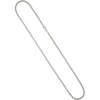 JOBO Silberkette, Erbskette 925 Silber 50 cm 2,5 mm silberfarben