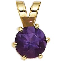 JOBO Kettenanhänger Anhänger mit Amethyst, 585 Gold gelb|goldfarben