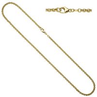 JOBO Goldkette, Erbskette 585 Gold 45 cm gelb|goldfarben