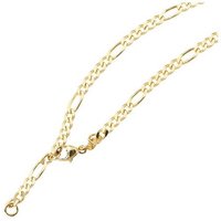 JOBO Fußkette, 333 Gold 25 cm gelb|goldfarben