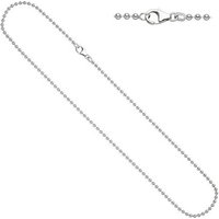 JOBO Silberkette, Kugelkette 925 Silber 90 cm 2,5 mm silberfarben