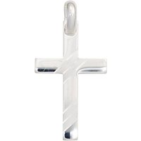 JOBO Kreuzanhänger Anhänger Kreuz, 925 Silber silberfarben