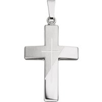 JOBO Kreuzanhänger Anhänger Kreuz, 925 Silber silberfarben