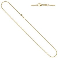 JOBO Goldkette, Erbskette 585 Gold massiv 50 cm 2,5 mm gelb|goldfarben