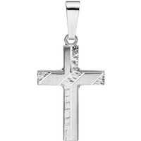 JOBO Kreuzanhänger Anhänger Kreuz, 925 Silber silberfarben