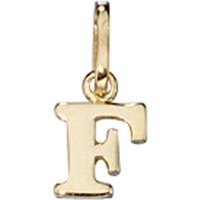 JOBO Buchstabenanhänger Anhänger Buchstabe, 333 Gold gelb|goldfarben