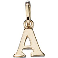 JOBO Buchstabenanhänger Anhänger Buchstabe, 333 Gold gelb|goldfarben