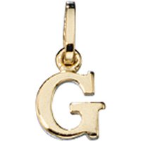 JOBO Buchstabenanhänger Anhänger Buchstabe, 333 Gold gelb|goldfarben