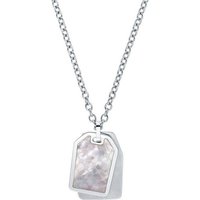 JOOP! Kette und Anhänger Set JOOP! Herren Halskette Edelstahl mit Perlmutt 2035908