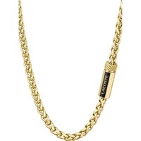 Lacoste Edelstahlkette SPELT, 2040340, 2040341, mit Emaille gelb|goldfarben|grün