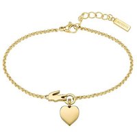 Lacoste Armband Schmuck Edelstahl Armband Erbskette LOVE MY CROC gelb|goldfarben