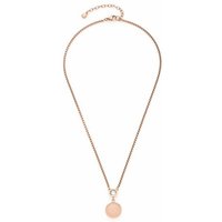 LEONARDO Edelstahlkette Delicato goldfarben|rosa