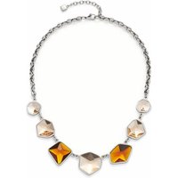 LEONARDO Edelstahlkette Caprina beige|braun