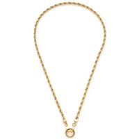 LEONARDO Charm-Kette Halskette Cordula Clip&Mix, 021802 gelb|goldfarben