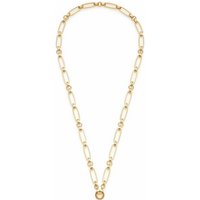 LEONARDO Edelstahlkette Leonardo Kette Edelstahl goldfarben