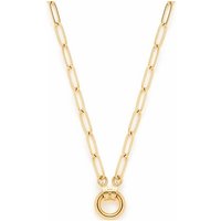 LEONARDO Charm-Kette Halskette Moda Clip&Mix, 023344, 023345 gelb|goldfarben