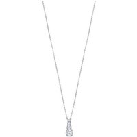 Lotus Kette mit Anhänger Lotus Silver Collier LP2012-1/1 mit Swarovski Kristalle (1-tlg) silberfarben