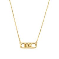 MICHAEL KORS Kette mit Anhänger PREMIUM, OVAL, MKC164200 gelb|goldfarben