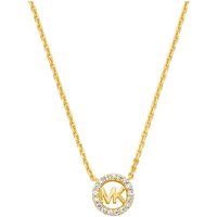MICHAEL KORS Collier Michael Kors Damen-Kette 925er Silber Zirkonia goldfarben