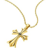 Police Kette und Anhänger Set Police Herren Halskette mit Kreuz PEAGN0009202 Grace IV Edelstahl
