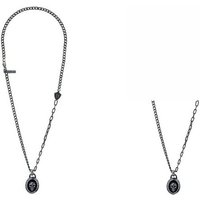 Police Edelstahlkette Police Herrenhalsband PEAGN2212112 70 cm grau