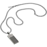 Police Edelstahlkette Police Herrenhalsband S14AFG01P 50 cm grau