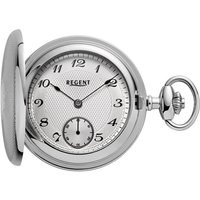 Regent Taschenuhr P-772 Savonette, (mit passender Uhrkette), inkl. Kette silberfarben