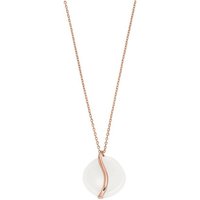 Skagen Kette mit Anhänger SOFIE SEA GLASS SKJ1813791, mit Glasstein goldfarben|weiß