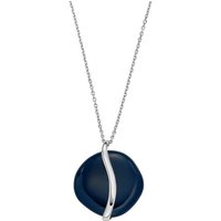 Skagen Edelstahlkette Skagen Damen-Kette Edelstahl Glasstein silberfarben